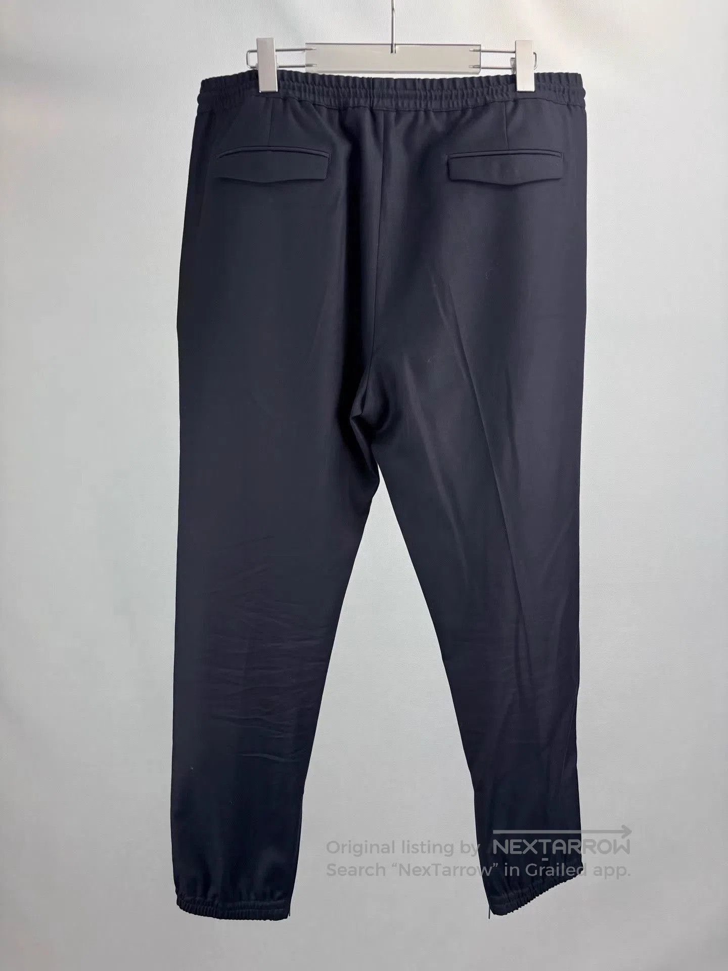 Dior Black Casual Drawstring Tapered Pants Size 38. Size US 38 / EU 54 - 2 Thumbnail