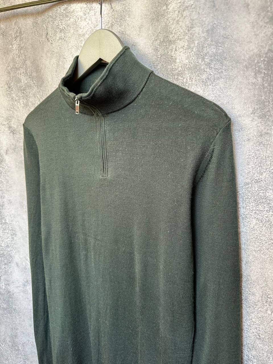 Reiss REISS Blackhall Merino Wool 1/4 Zip Neck Jumper Sweater Size US M / EU 48-50 / 2 - 6 Thumbnail