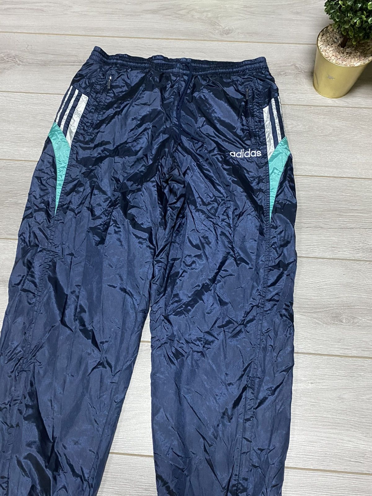 Adidas Adidas vintage track suit zip patterns 90s pants jacket Size US L / EU 52-54 / 3 - 16 Thumbnail