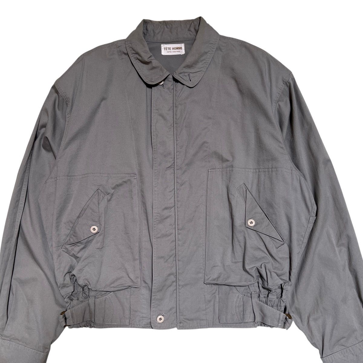 Tete Homme 🔥 Vintage Tete Homme Katoh Kazutaka Rayon Pocket jacket Size US M / EU 48-50 / 2 - 5 Thumbnail