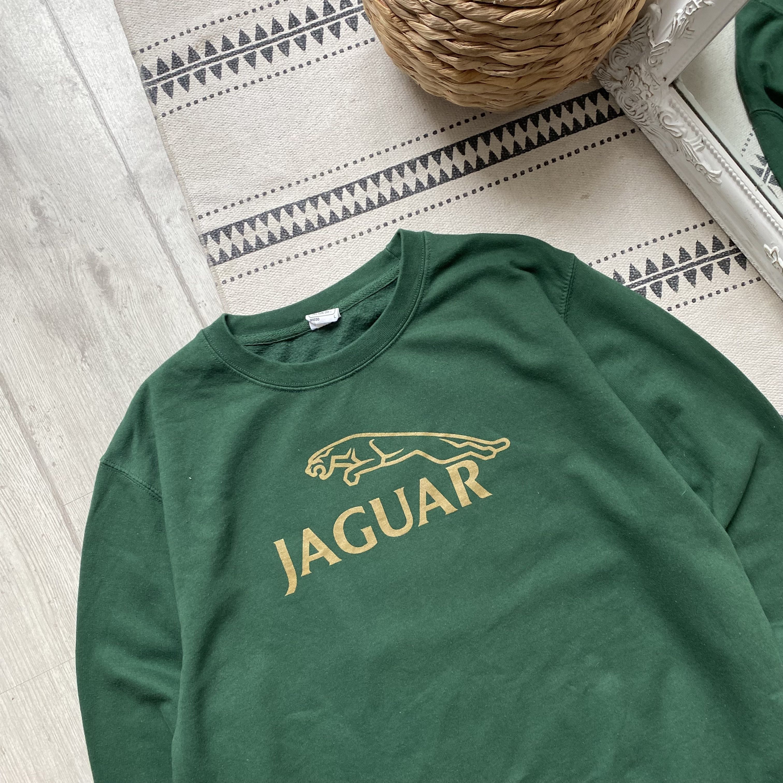 Ferrari 🏎️Vintage Jaguar Blanck Sweatshirt Racing Land Rover Size US L / EU 52-54 / 3 - 3 Thumbnail