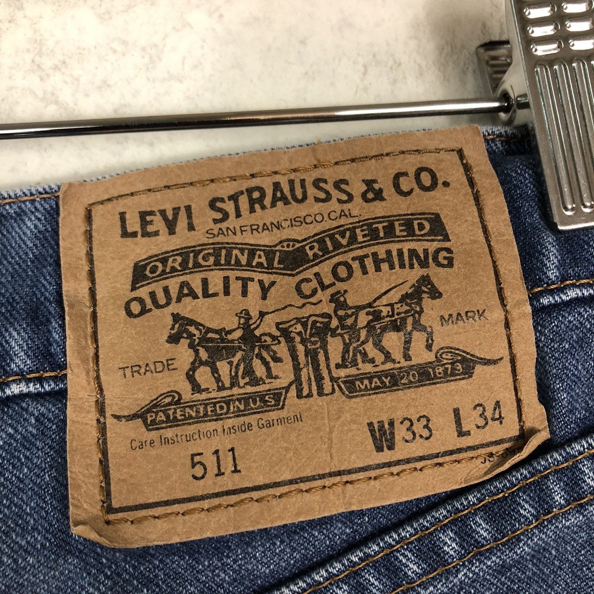 Japanese Brand 🔥Vintage Levi’s 511 Denim Jeans Size US 33 - 19 Thumbnail