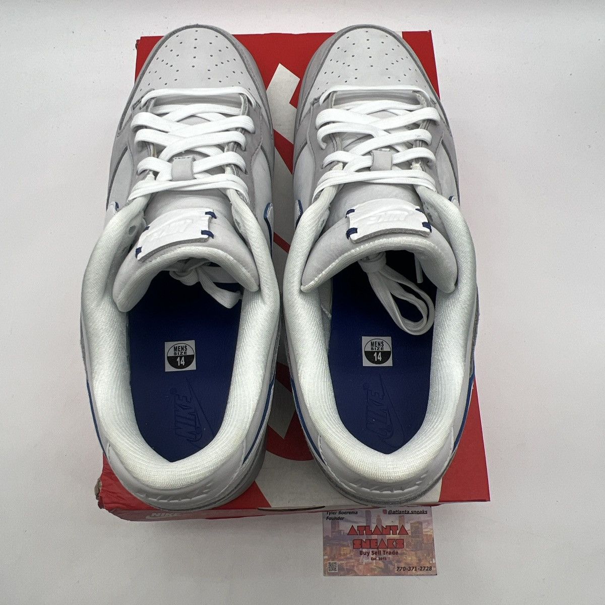 Nike Nike dunk low wolf grey pure platinum Size US 14 / EU 47 - 9 Thumbnail