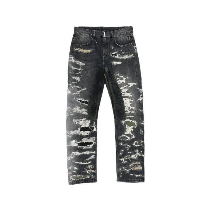Other Givenchy Givenchy SS23 Black Ripped Jeans for Men -2507 Size US 31 - 1 Thumbnail