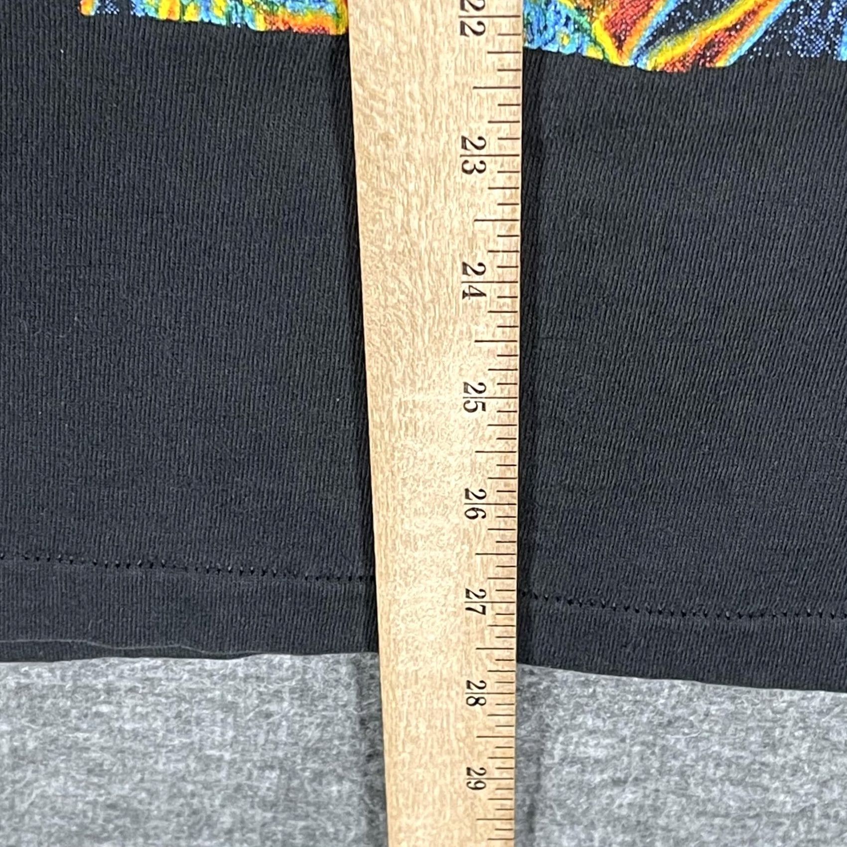 Hanes VINTAGE Jethro Tull Shirt Mens Large Black 25th Anniv Tour Tee Single Stitch Size US L / EU 52-54 / 3 - 7 Thumbnail