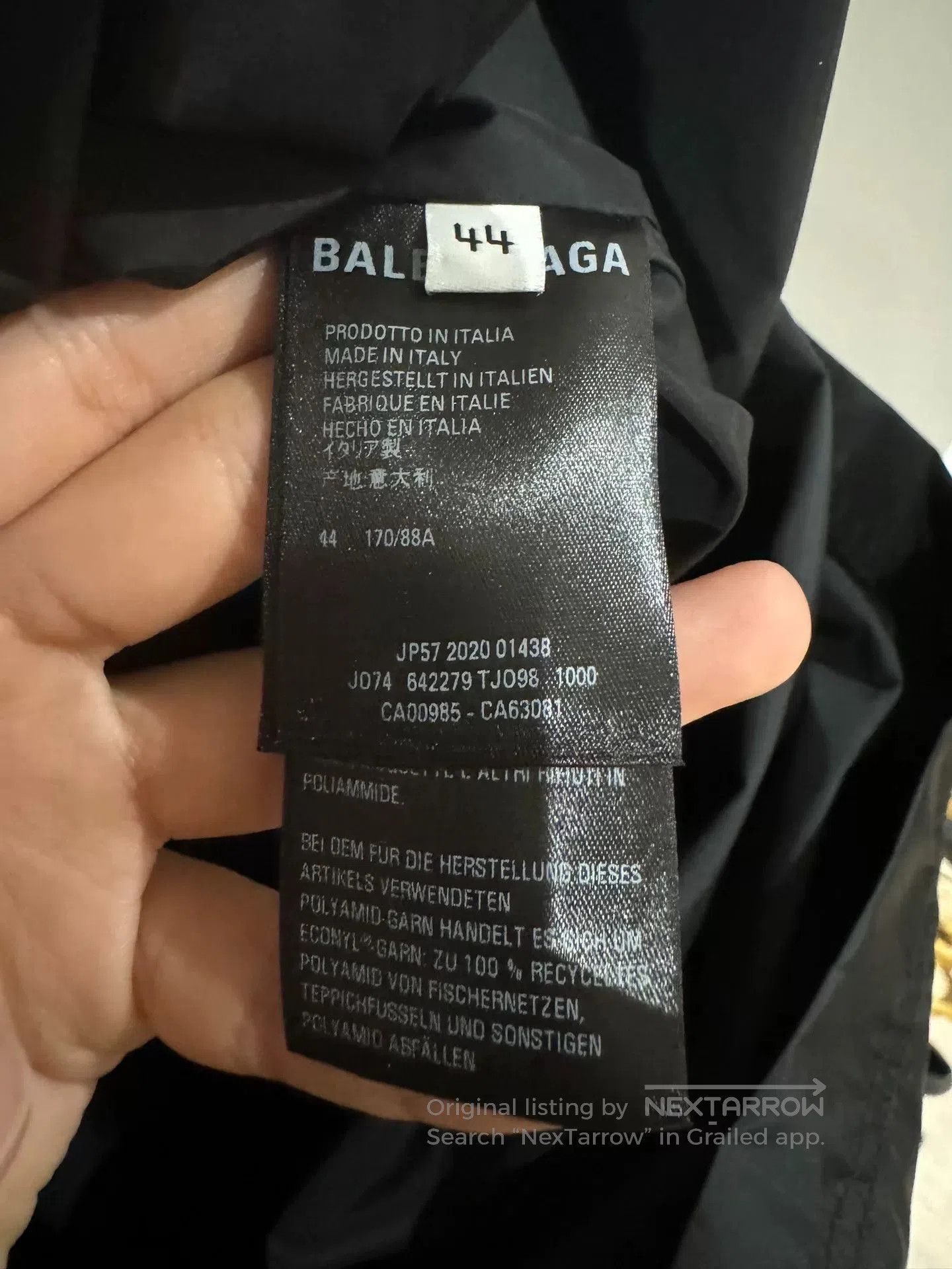 Balenciaga balenciaga black long raincoat with tags. Size US L / EU 52-54 / 3 - 6 Thumbnail