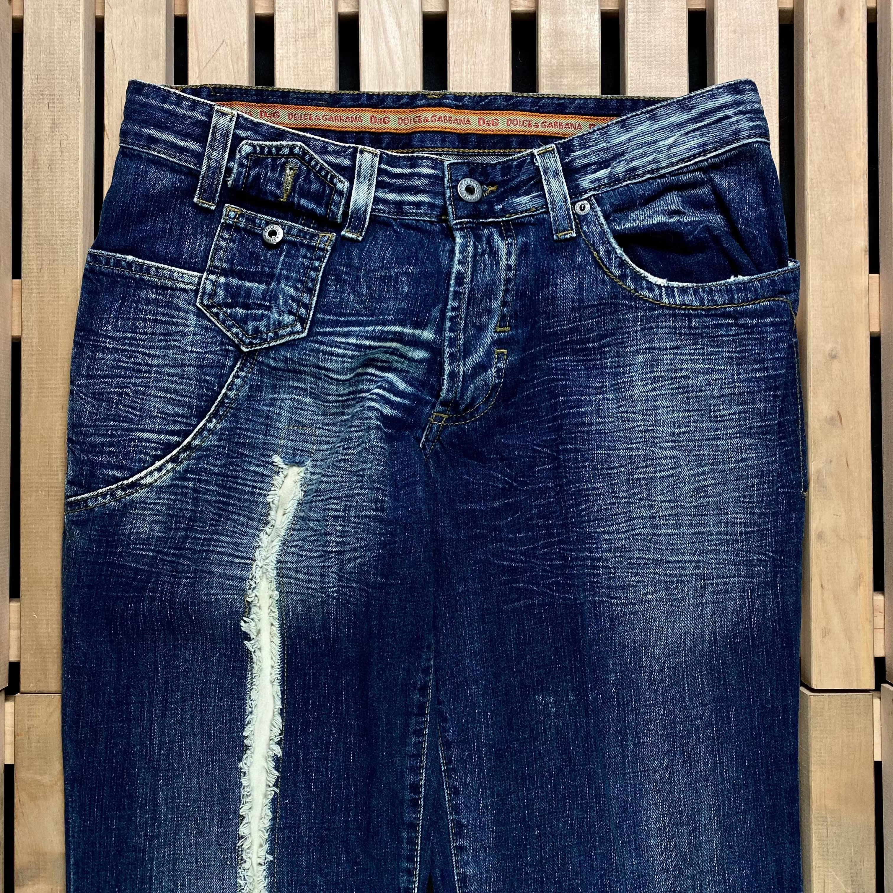 Dolce & Gabbana × Vintage Mens Jeans Denim Dolce Gabbana Size 31 Vintage Size US 31 - 2 Thumbnail