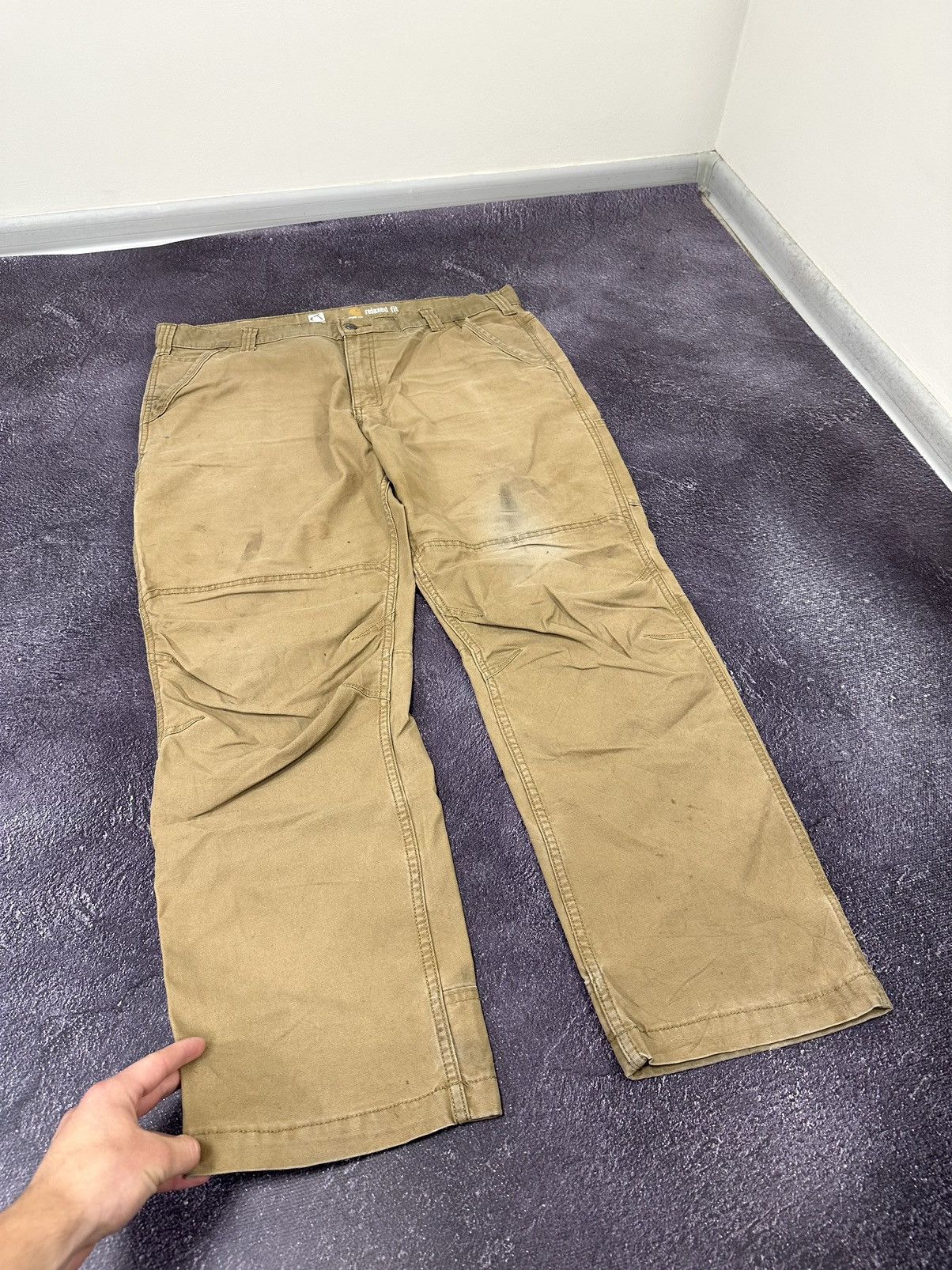 Carhartt Vintage Carhartt Carpenter Relaxed Fit USA Cargo Work Pants Size US 40 / EU 56 - 9 Thumbnail