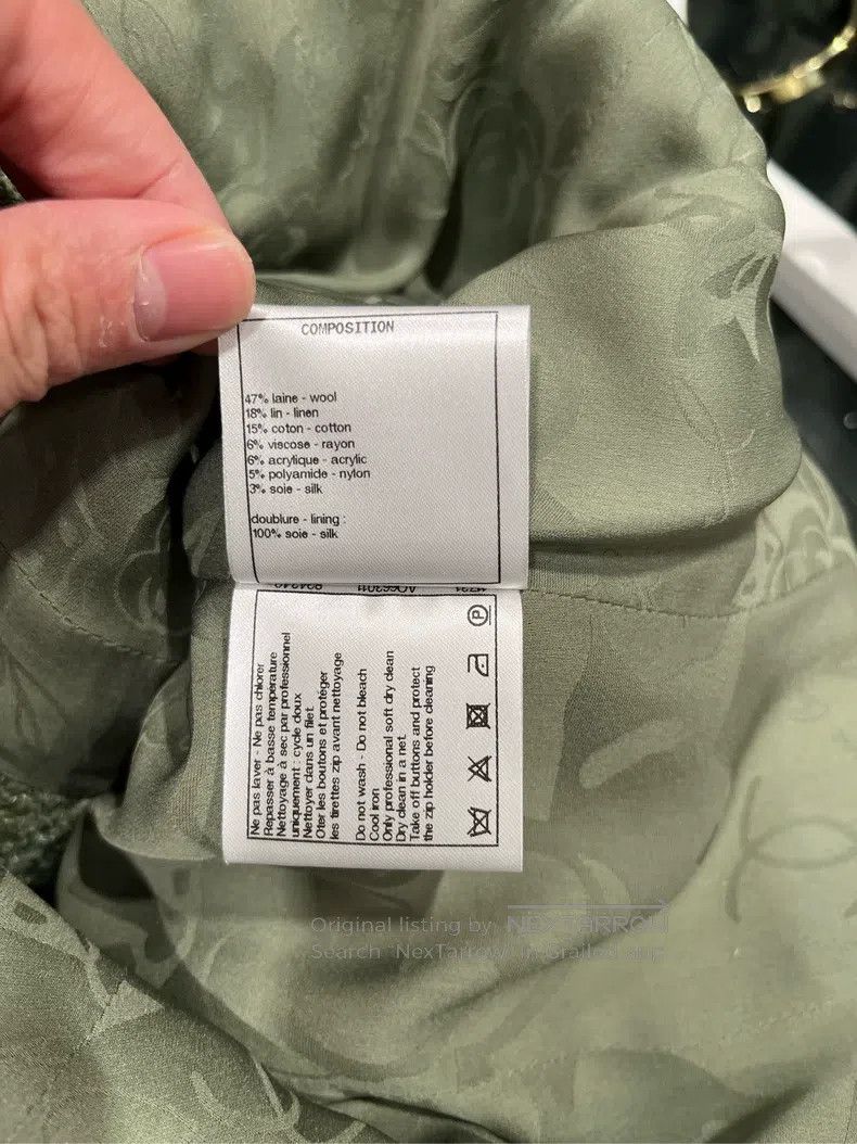 Chanel Chanel Cuban Series Green Zippered Coat Size M / US 6-8 / IT 42-44 - 6 Thumbnail
