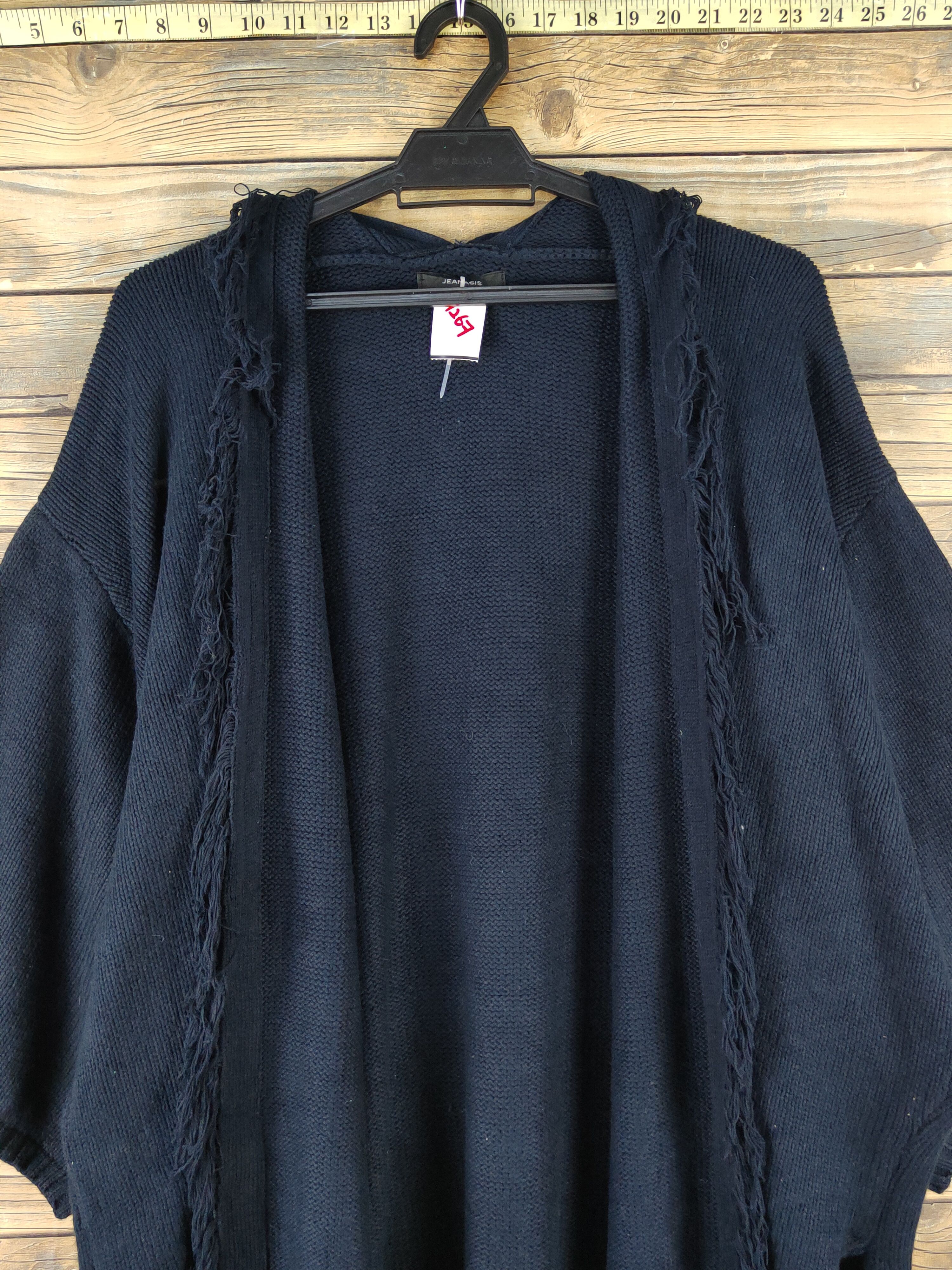 Aran Isles Knitwear Jeanasis Navy Knitwear Cardigan #W1267 Size US XL / EU 56 / 4 - 2 Thumbnail