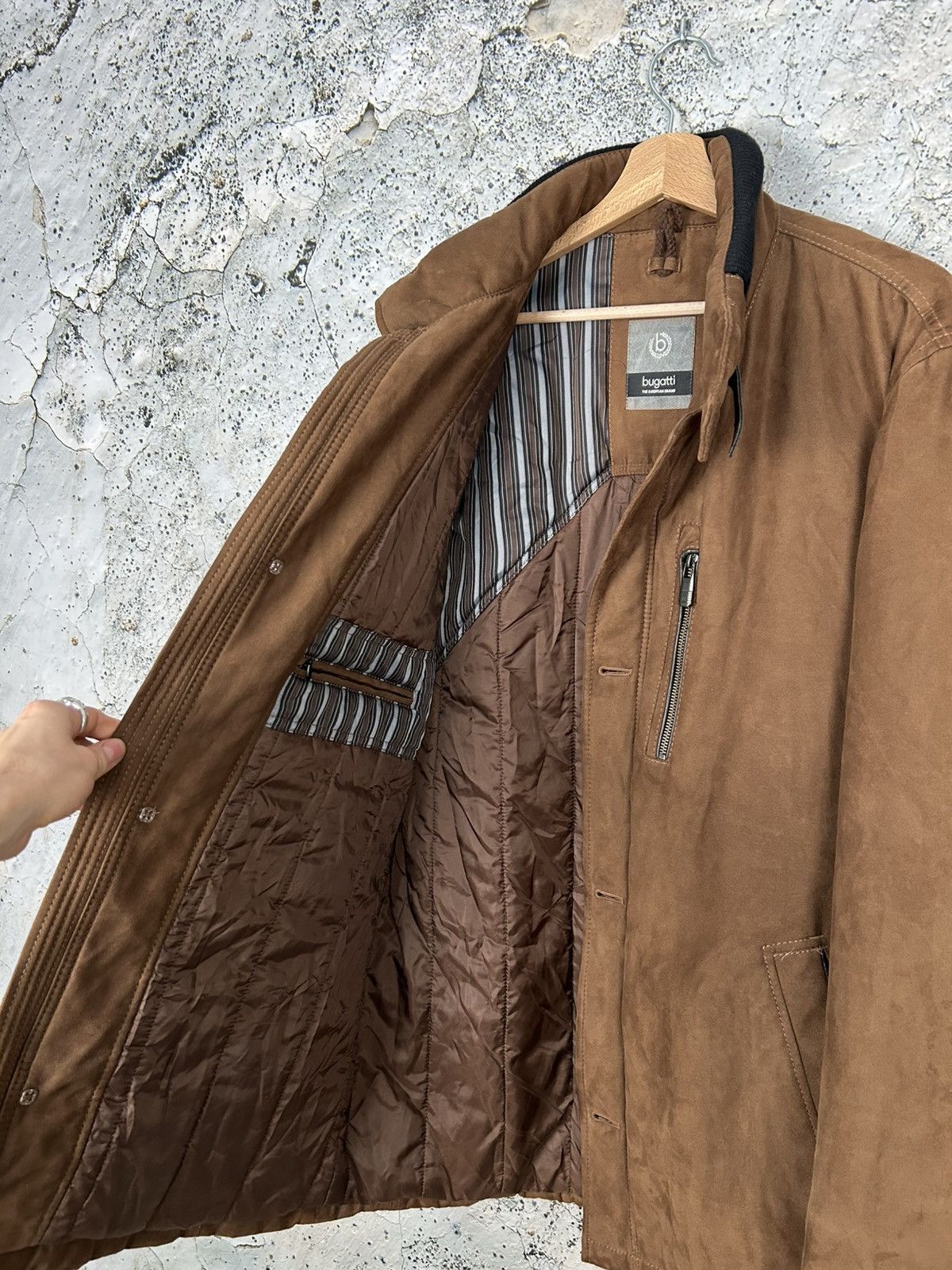Bugatti Bugatti Brown Coat Jacket Premium Vintage Avant Garde Size US L / EU 52-54 / 3 - 5 Thumbnail