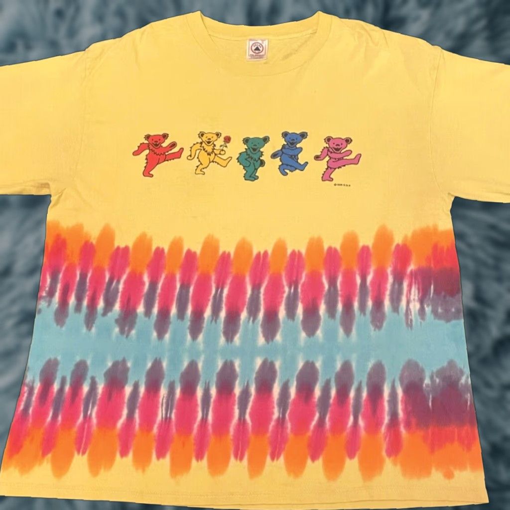 Vintage VINTAGE 90s Grateful Dead Dancing Bears 1999 GDM Tie Dye VTG Shirt Mens XL Size US XL / EU 56 / 4 - 1 Thumbnail