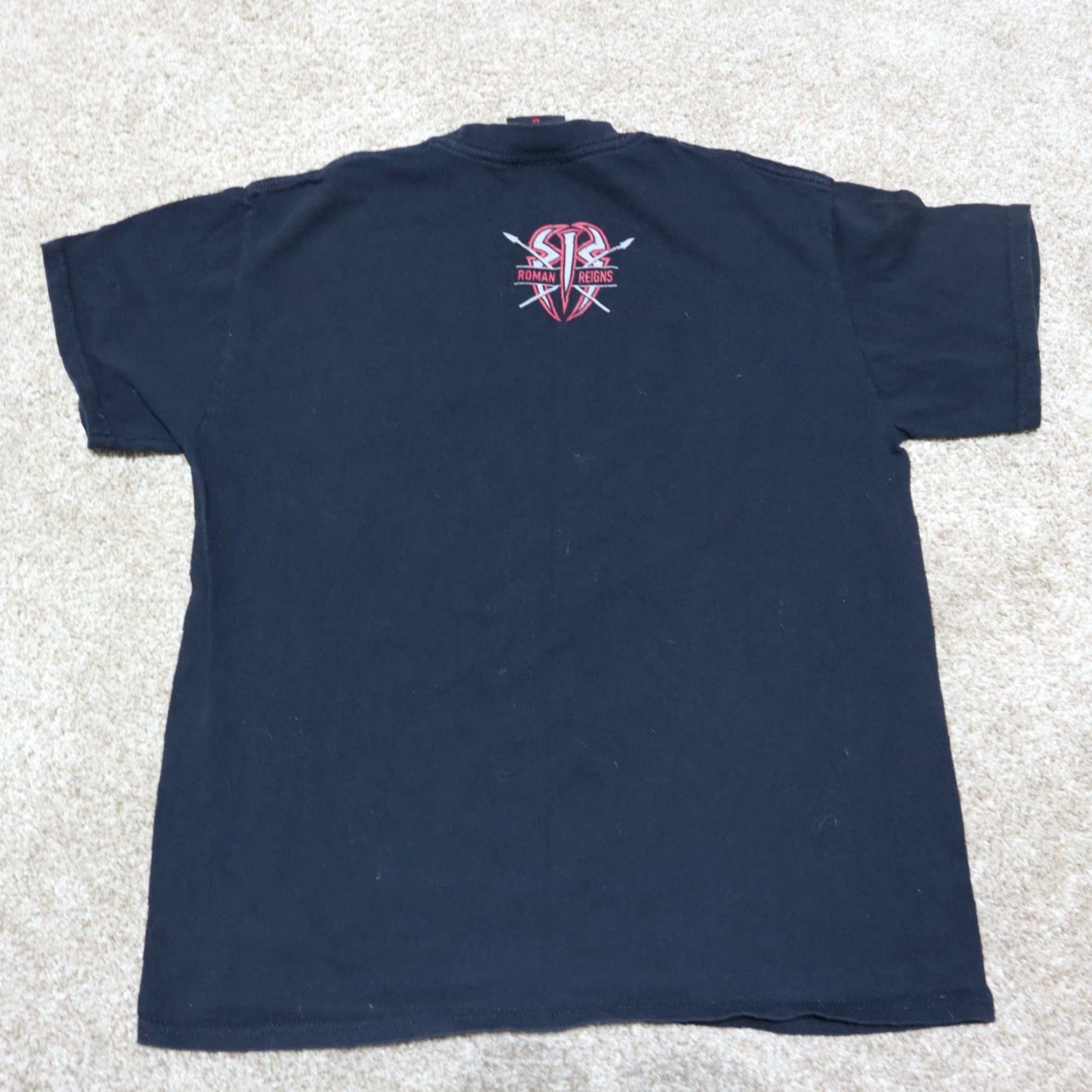 Vintage VINTAGE WWE Roman Reigns T-Shirt Black Crew Neck Size M Adult Men T-Shirt Roman Reigns Wrestling Fan Gear 90s Concert Merch Mens Size US M / EU 48-50 / 2 - 7 Thumbnail