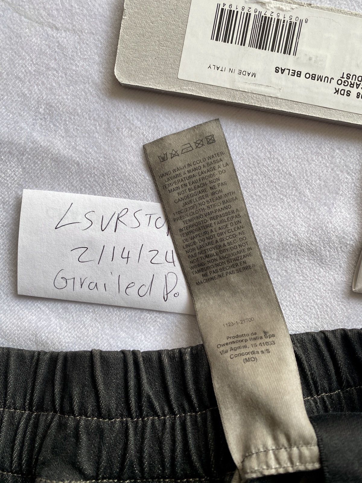 Rick Owens Rick Owens DRKSHDW Double Cargo Jumbo Belas EDFU23 DRKDUST M Size US 32 / EU 48 - 4 Thumbnail