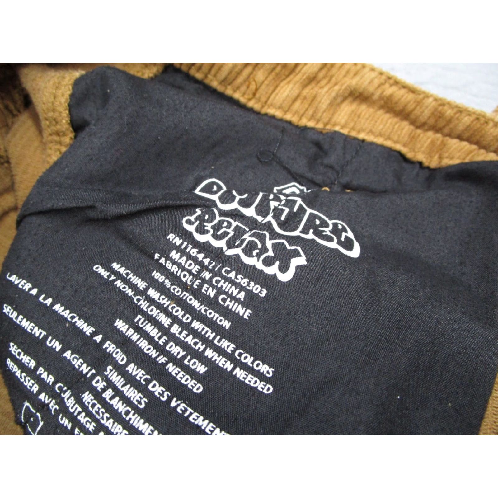 Empyre Empyre Mens Pants 32 Brown Relaxed Cargo Corduroy Streetwear 32x28 Mens Size US 32 / EU 48 - 4 Thumbnail