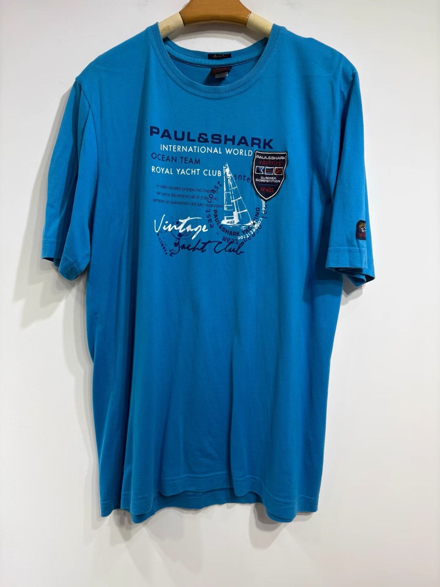 Paul & Shark Paul Shark Men's Short Sleeve T-shirt K29 Size US M / EU 48-50 / 2 - 1 Thumbnail