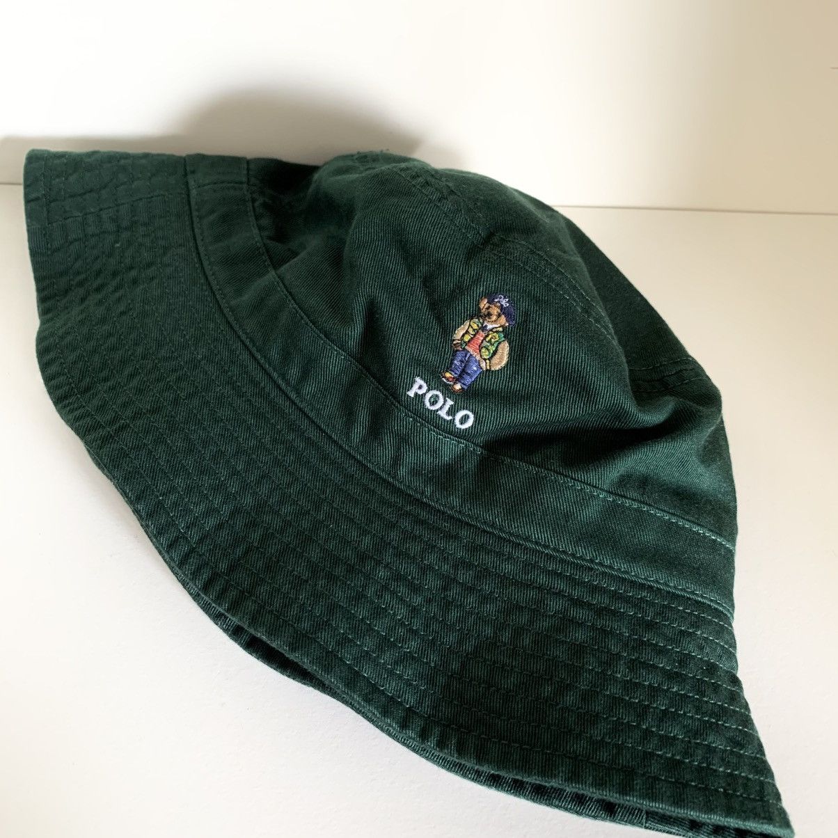 Polo Ralph Lauren Ralph Lauren 100% cotton bear embroidered bucket hat small Size ONE SIZE - 3 Thumbnail