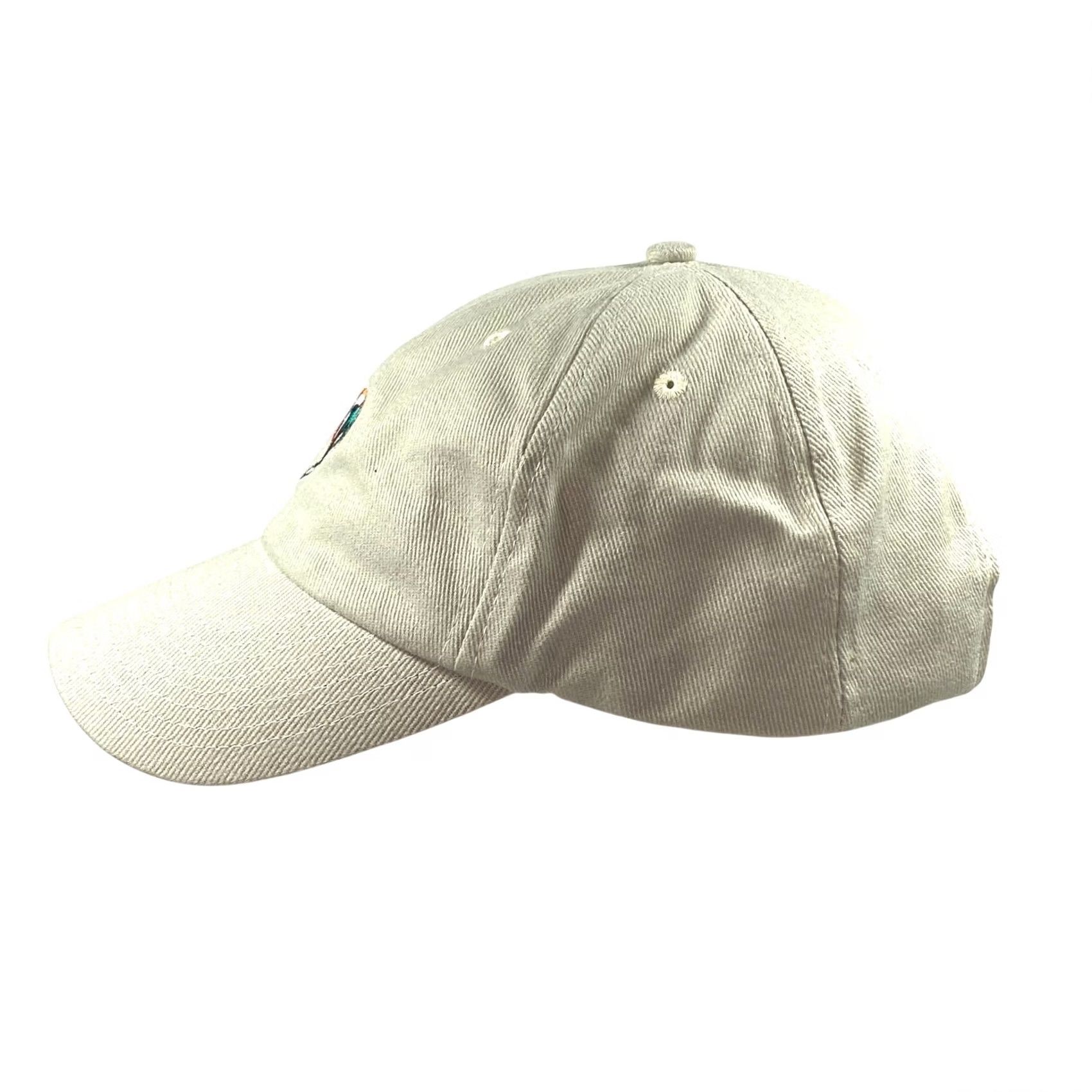 NFL VINTAGE Miami Dolphins NFL Hat Adjustable OSFA Old School Logo Casual Neutral Classic Mens One Size Beige Cap Size ONE SIZE - 4 Thumbnail