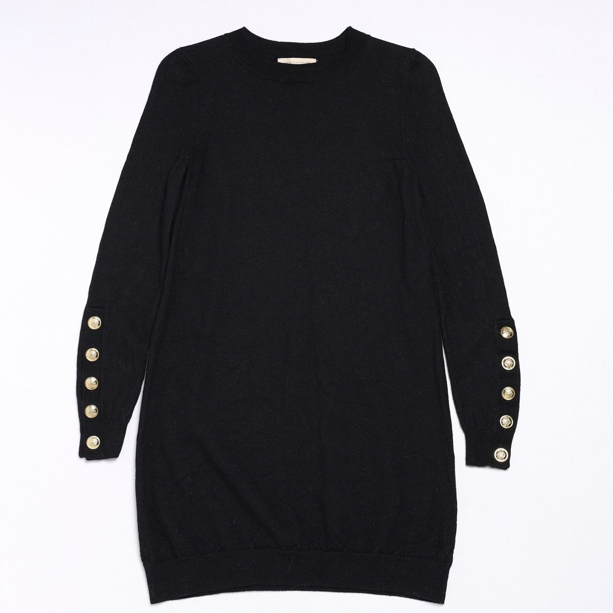 Sezane Sezane Wool Tunic Jumper Long Sweater Black Size S / US 4 / IT 40 - 1 Thumbnail