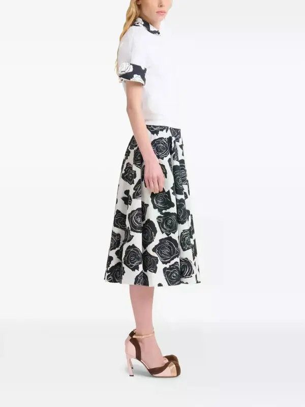 Marni o1w1db10426 Patch-Detail T-Shirt in White Size XL / US 12-14 / IT 48-50 - 2 Thumbnail