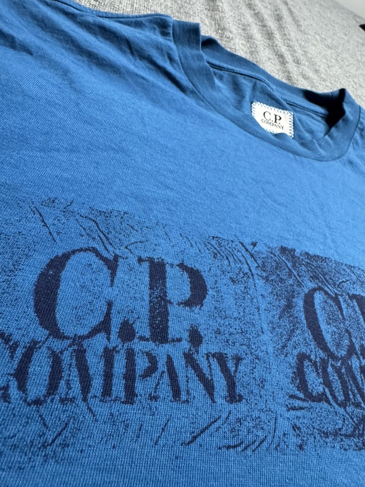 C.P. Company C.P. Company Big Logo blue T-Shirt Size US M / EU 48-50 / 2 - 2 Thumbnail