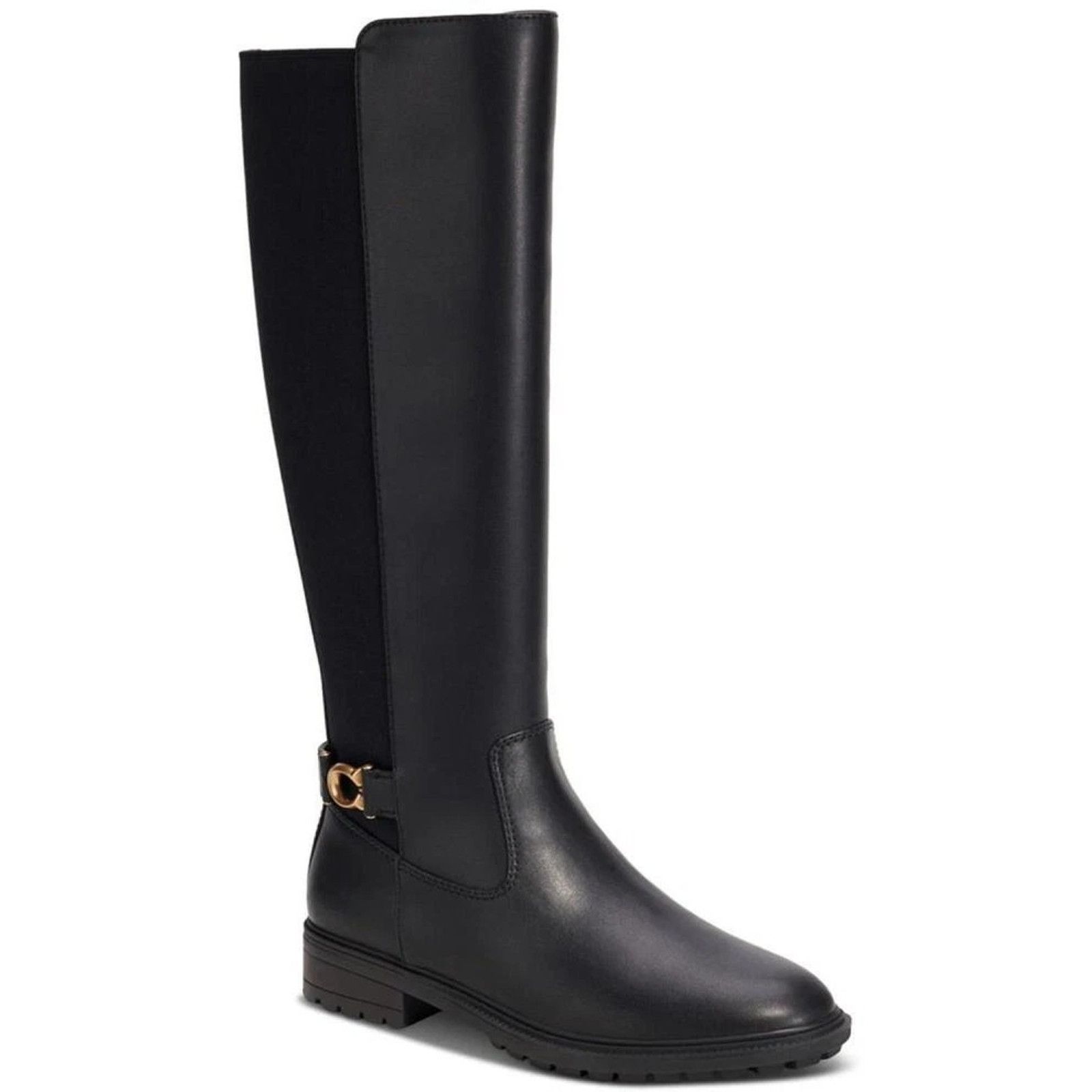 Coach COACH FAITH LEATHER BOOTS, Black , Size 7 M, NIB, MSRP: 275$ Size US 7 / IT 37 - 2 Thumbnail