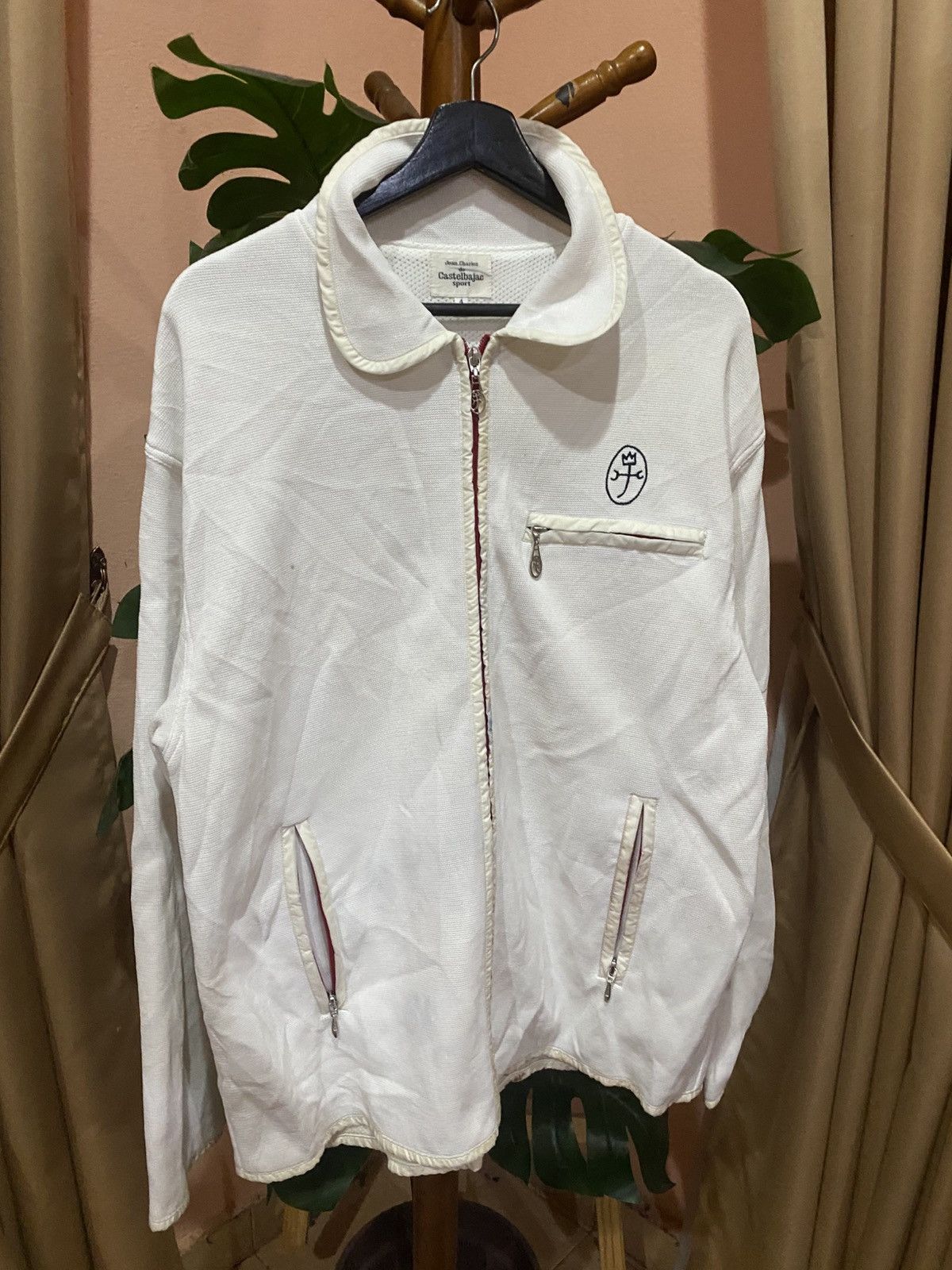 Jean Charles De Castelbajac Vintage Jean-Charles de Castelbajac Sport Mesh Jacket White Size US L / EU 52-54 / 3 - 3 Thumbnail