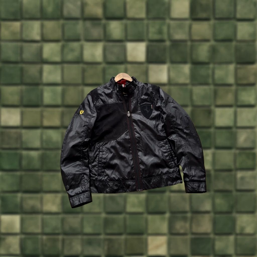 Puma VINTAGE Puma Ferrari Classic Nylon Zip Light Jacket Black M Men Size US M / EU 48-50 / 2 - 1 Thumbnail
