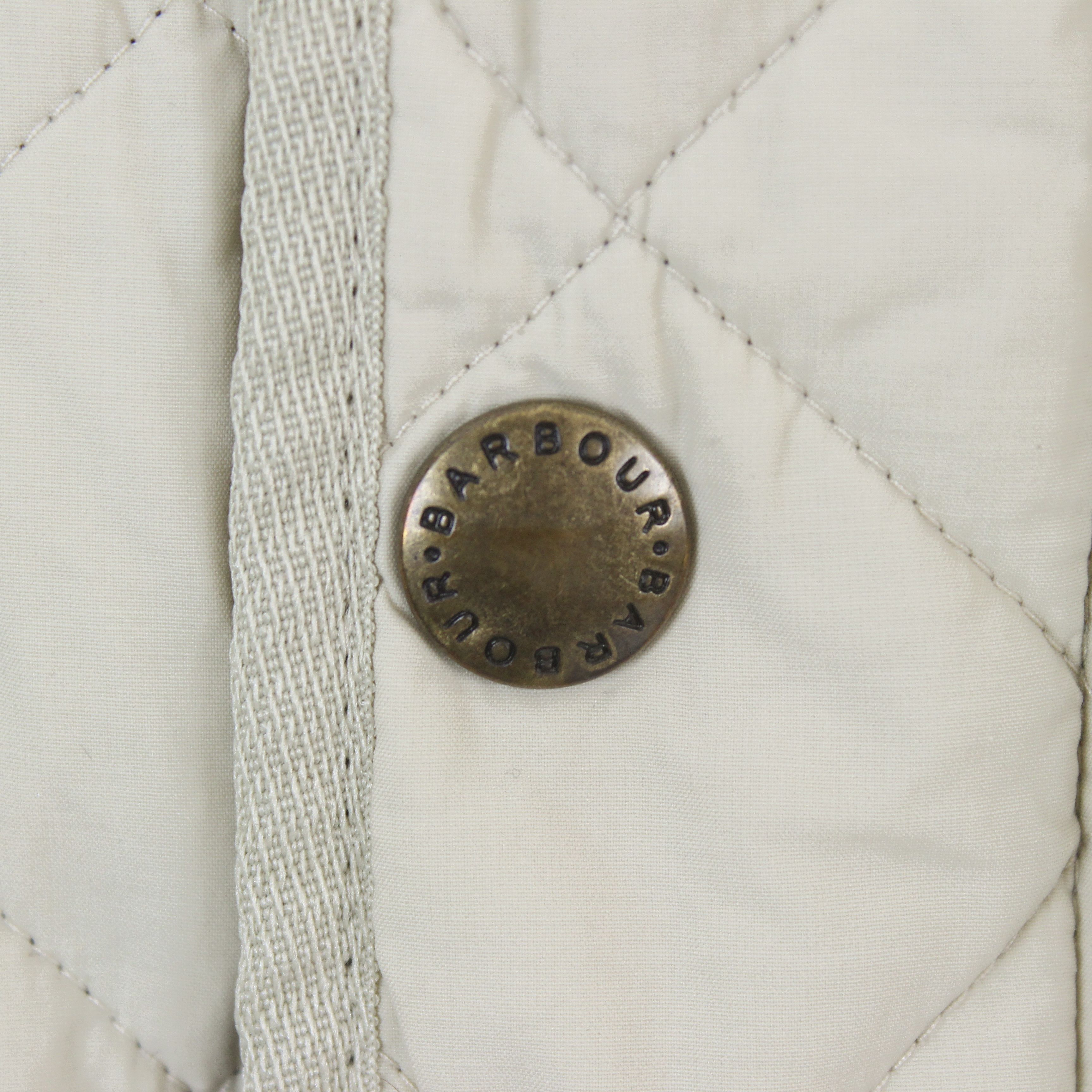 Barbour quilt jacket men L beige coat diamond zip country English Size US L / EU 52-54 / 3 - 7 Thumbnail