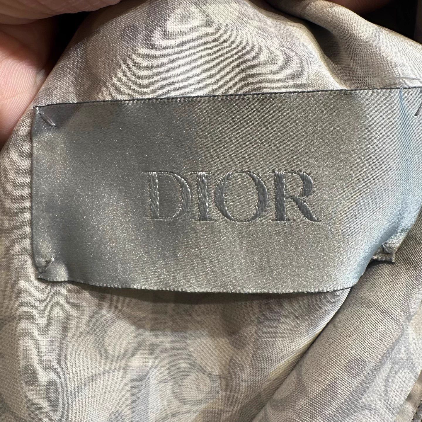 Dior Dior Oblique Print Silk-Lined Layered Zip Jkt 46 Size US S / EU 44-46 / 1 - 6 Thumbnail