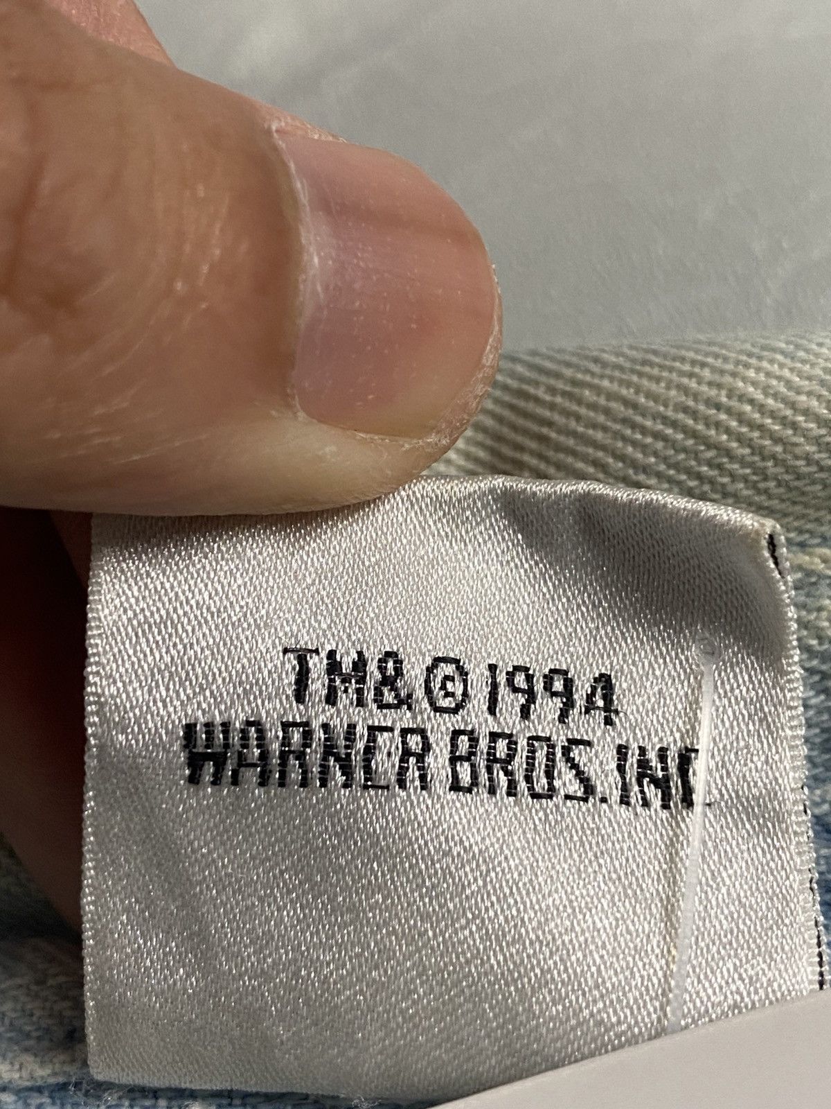 Warner Bros Rare Vintage 1994 Acme Looney Tunes Denim Overshirts Size US M / EU 48-50 / 2 - 10 Thumbnail