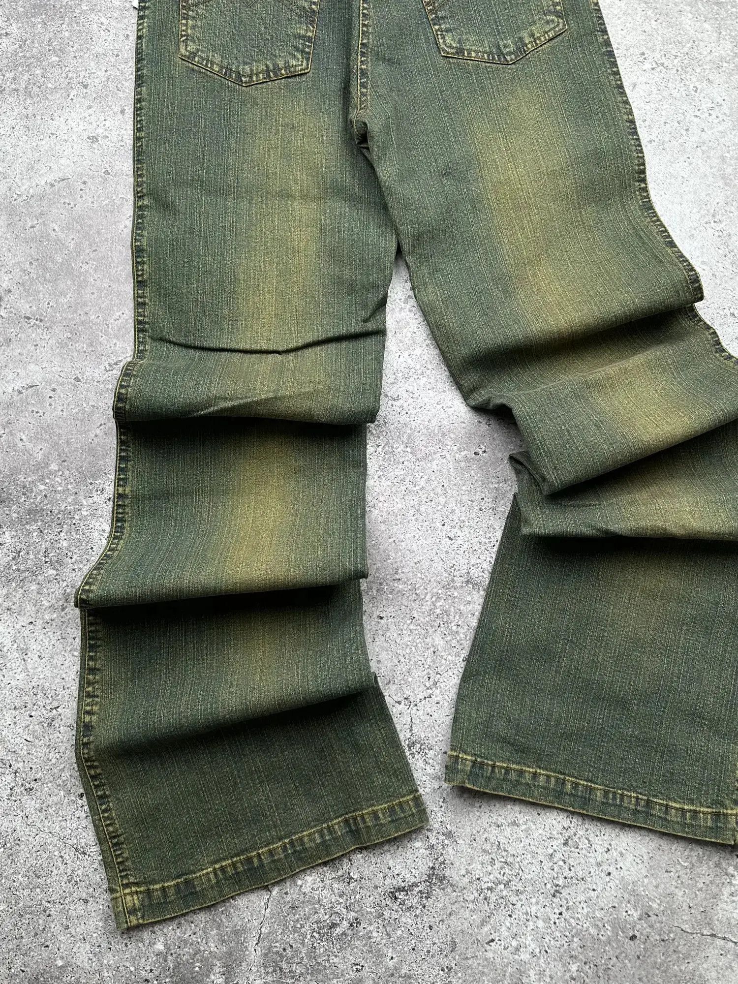 Japanese Brand Vintage Faded Flare Jeans C477(V457)E8 Size 27" / US 4 / IT 40 - 7 Thumbnail