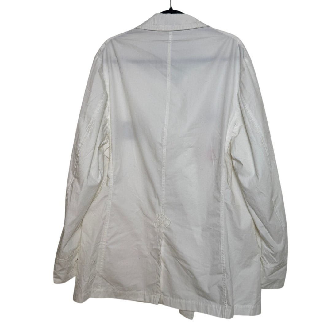 Etro Etro NWT Cotton White Trench Coat Size US XL / EU 56 / 4 - 2 Thumbnail