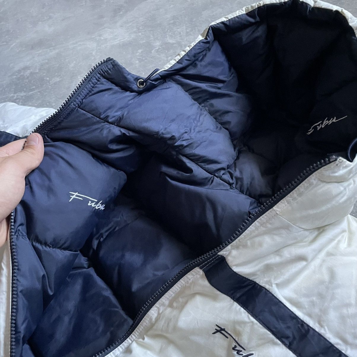 Fubu Vintage 90s Fubu Puff Down Jacket Y2K bomber jnco rap eminem Size US XS / EU 42 / 0 - 4 Thumbnail
