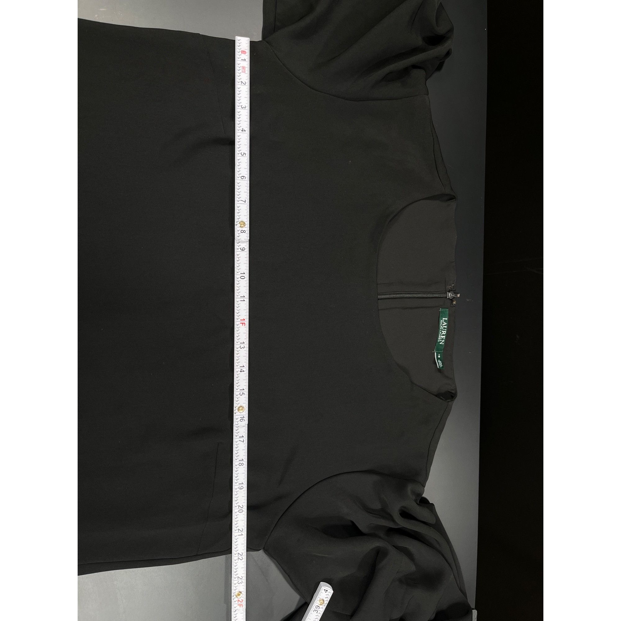 Lauren Ralph Lauren Lauren Ralph Lauren SKU 557 Womens Black Shift Dress Size 16 Size XXL / US 16-18 / IT 52-54 - 6 Thumbnail
