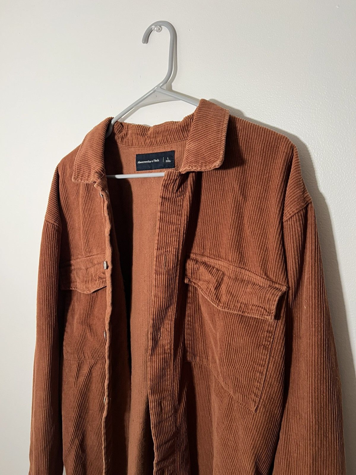 Abercrombie & Fitch Abercrombie Brown Corduroy Jacket Size US L / EU 52-54 / 3 - 2 Thumbnail