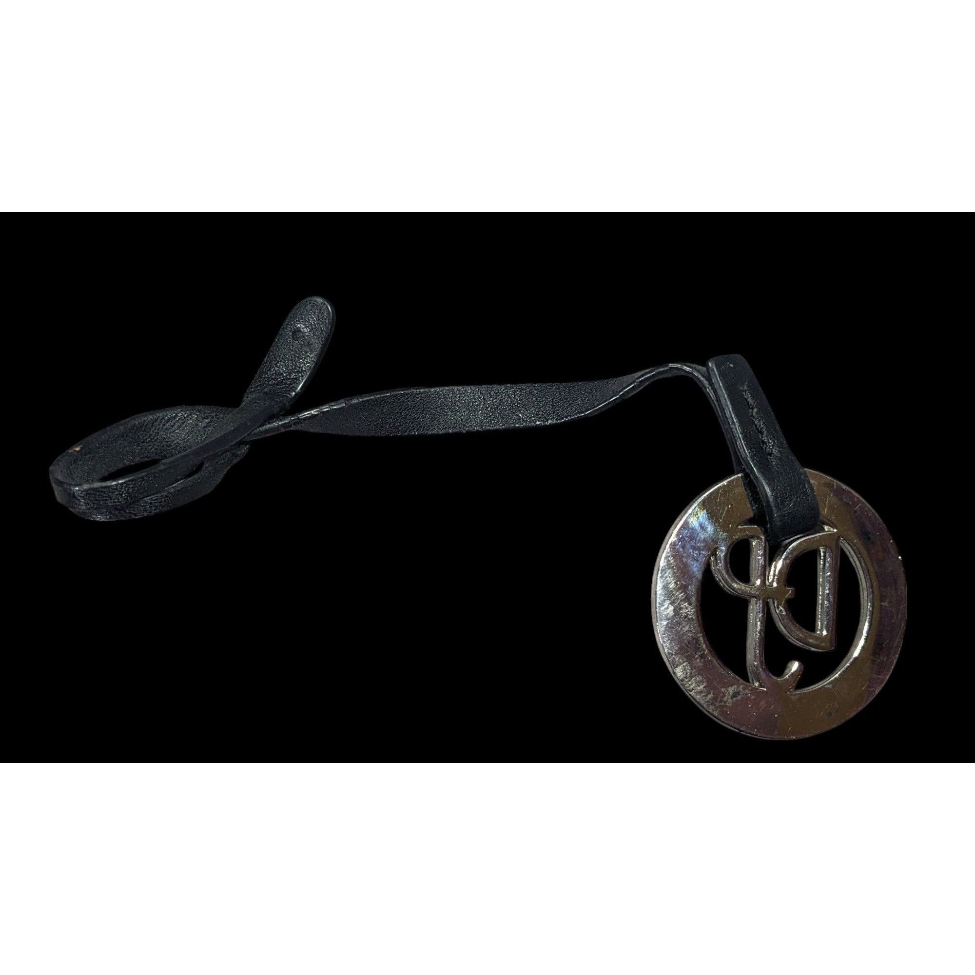 Other Silver Tone And Black DP Branded Purse Charm Size ONE SIZE - 2 Thumbnail