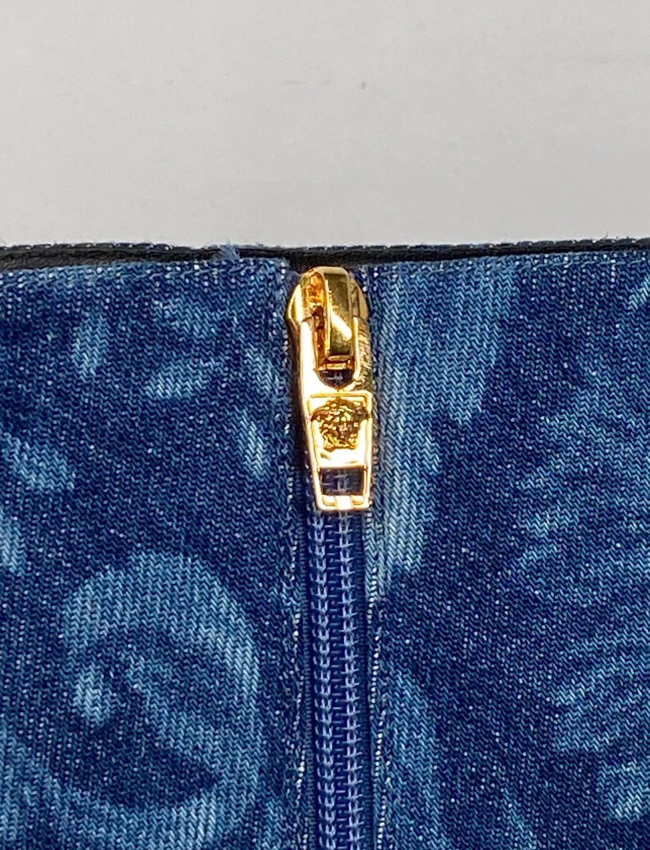 Versace Versace T.110 110MM Floral Denim Pointed Boots size 38 Size US 8 / IT 38 - 15 Thumbnail