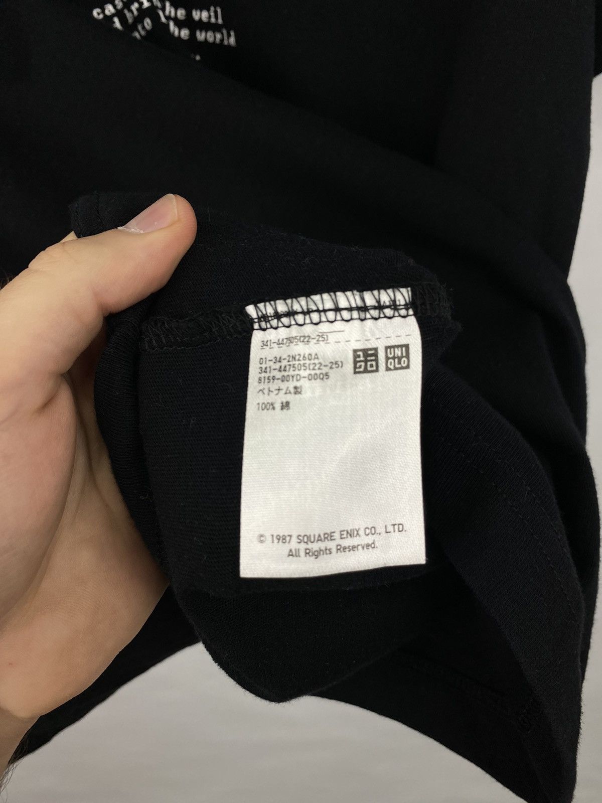 Uniqlo Uniqlo Final Fantasy 35 Anniversary Since 1987 Promo T-Shirt Size US M / EU 48-50 / 2 - 6 Thumbnail