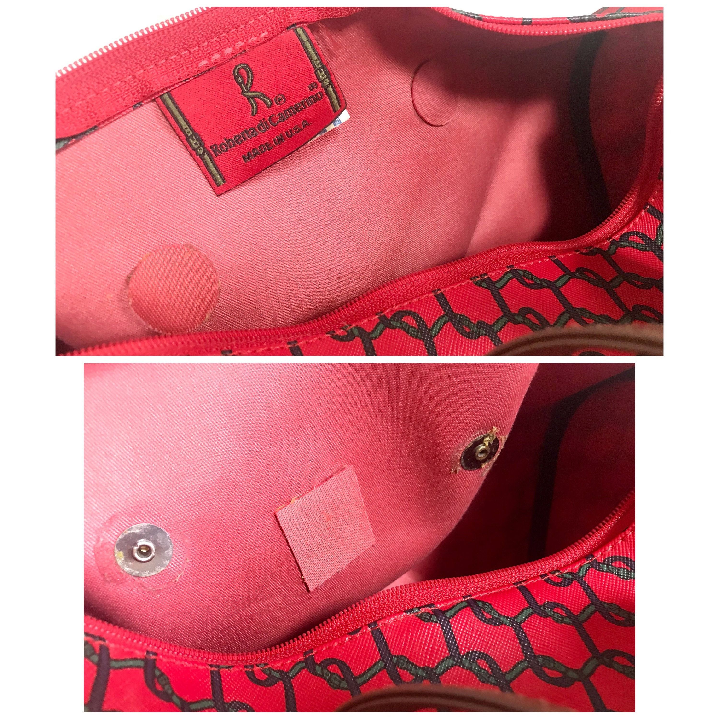 Roberta di Camerino Vintage Roberta di Camerino red, green and navy handbag Size ONE SIZE - 8 Thumbnail