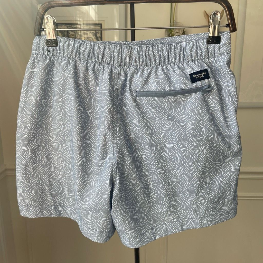 Abercrombie & Fitch Abercrombie & Fitch Men’s Snap Zip Swim Shorts Trunks Lined Size US 30 / EU 46 - 5 Thumbnail