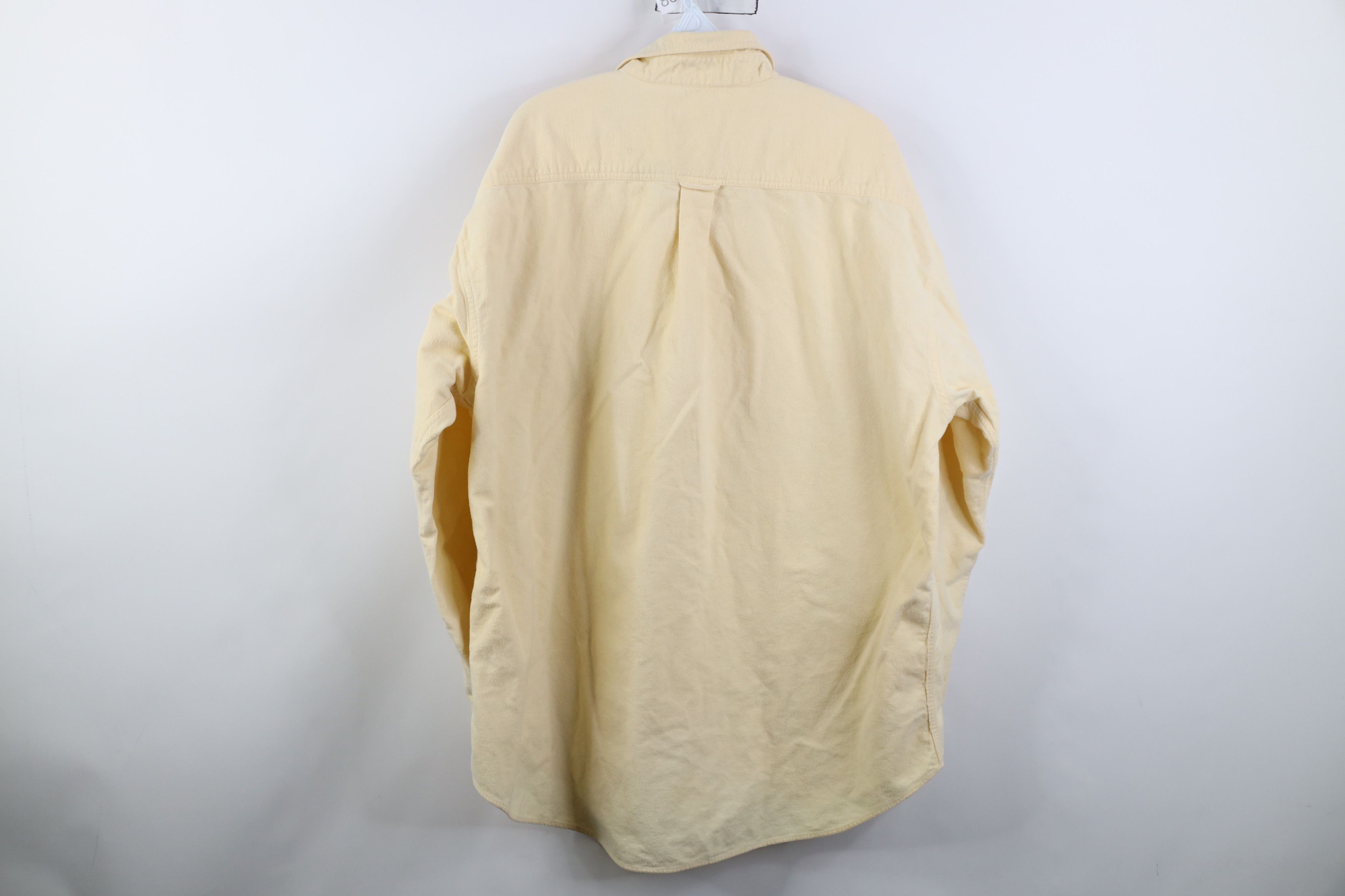 Vintage Vintage 70s Streetwear Chamois Cloth Button Shirt Yellow Size US XL / EU 56 / 4 - 12 Thumbnail