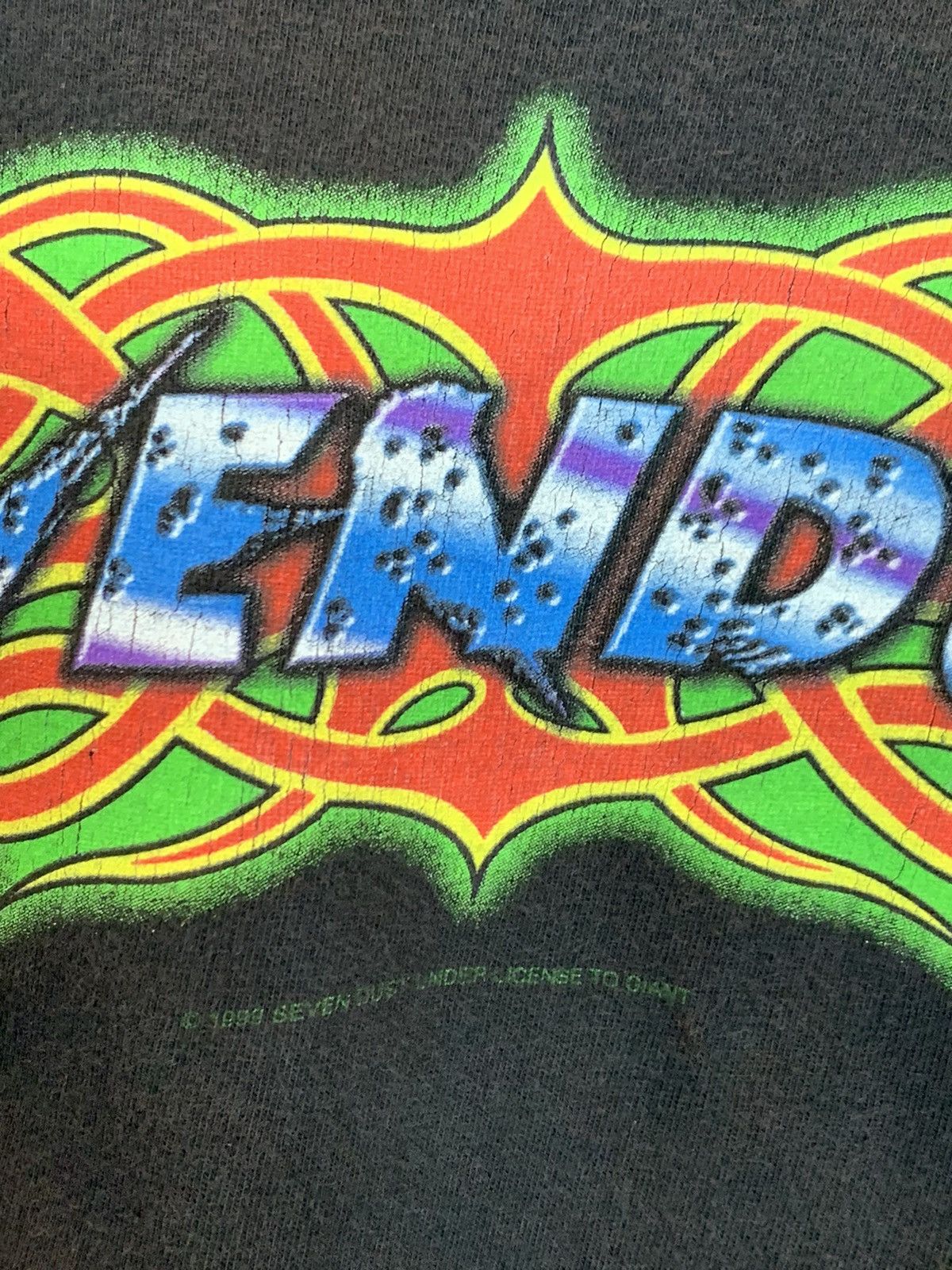 Band Tees × Giant × Vintage *RARE* Vintage Sevendust 1999 Tour Band Art Giant T-Shirt Size US L / EU 52-54 / 3 - 7 Thumbnail