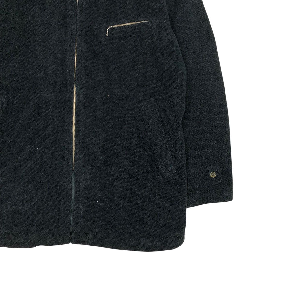 Japanese Brand 📌Rich Black Vintage Wool Jacket Mitsukoshi Issey Miyake Size US M / EU 48-50 / 2 - 6 Thumbnail