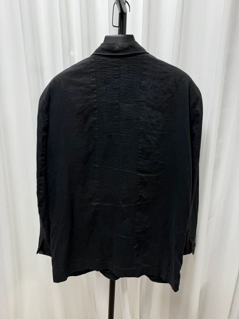 Issey Miyake Issey miyake size l Court pleated linen blazer Size 36R - 5 Thumbnail