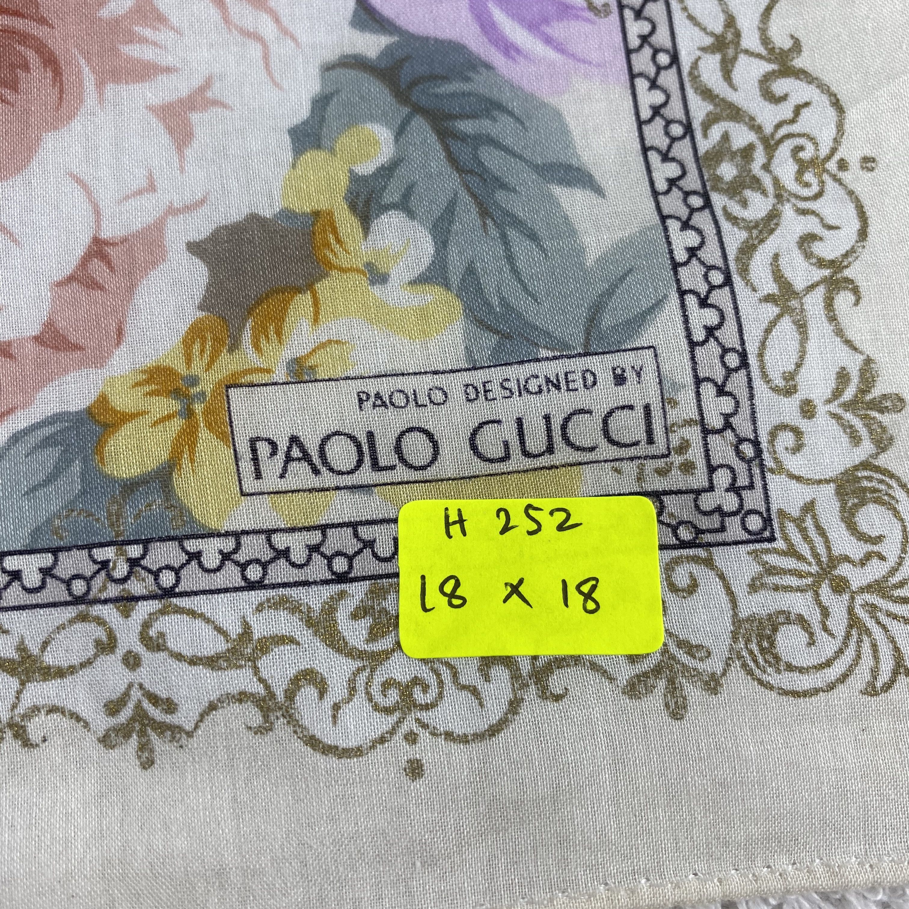 Paolo Gucci × Vintage Paolo Gucci Handkerchief / Neckerchief / Bandana Size ONE SIZE - 5 Thumbnail