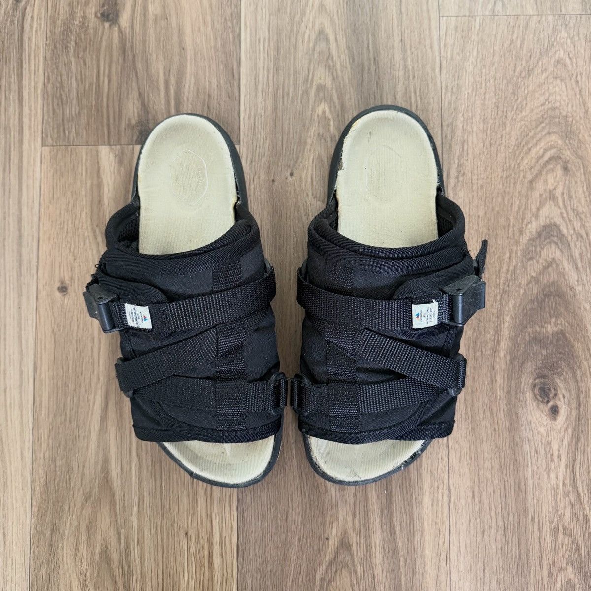 靴 visvim christo sherpa XL black Visvim Men's Christo Black Sandals