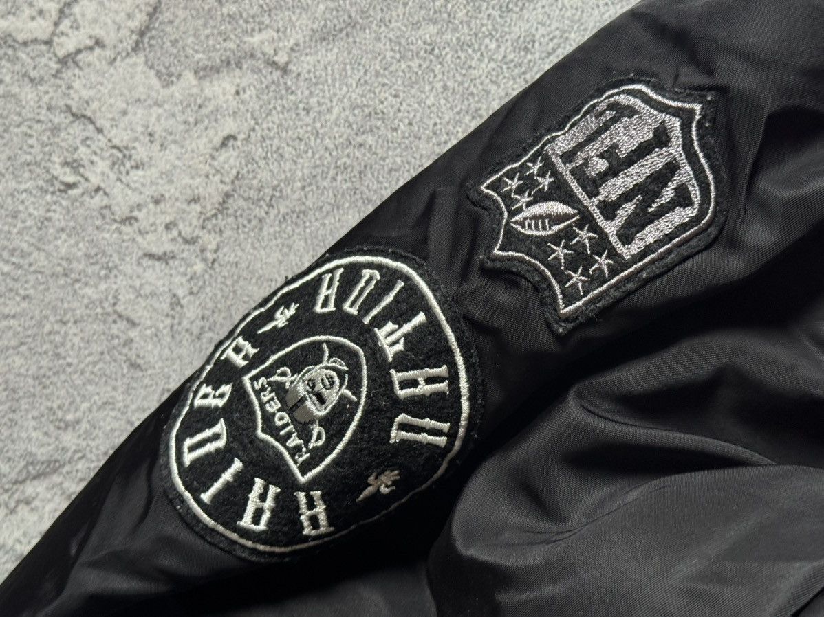NFL Raiders NFL Las Vegas raider nation bomber jacket button up Size US L / EU 52-54 / 3 - 14 Thumbnail