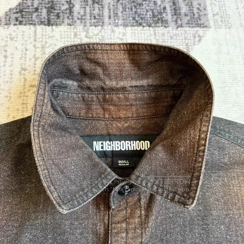 Neighborhood Neighborhood Tiger Oil Painting Plaid Shirt Size US S / EU 44-46 / 1 - 3 Thumbnail