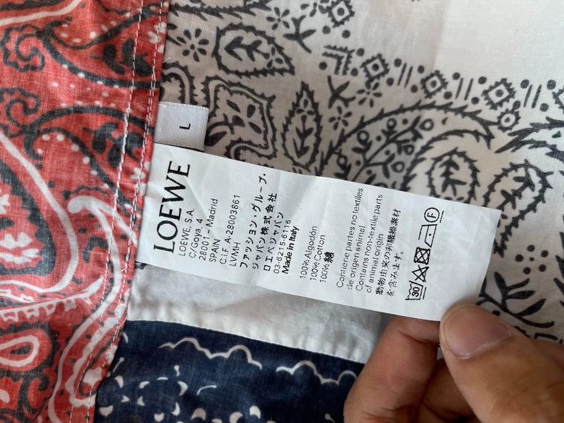 Loewe LOEWE bandana remake shirt Size L / US 10 / IT 46 - 6 Thumbnail